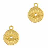 Metall Anhänger DQ Auge der Vorsehung Gold (Nickelfrei)