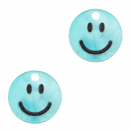 Plexx Anhänger Smiley Shiny tiffany blue
