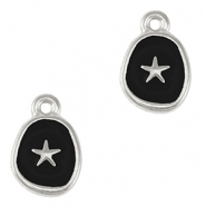 Metall Anhänger DQ Seestern Antik silber-black (Nickelfrei)