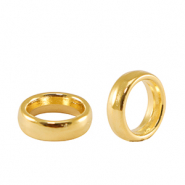 Metall Zubehör DQ Ring 8mm Gold (Nickelfrei)