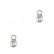 Metall Anhänger DQ Ball Antik silber (Nickelfrei)