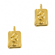 Metall Anhänger DQ Seepferdchen Gold (Nickelfrei)