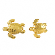 Metall Perlen DQ Schildkröte Gold (Nickelfrei)