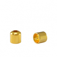 Metall Endkappen DQ Ø3.2mm Gold (Nickelfrei)