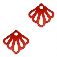 Statement-Anh&auml;nger Muschel Metallic red