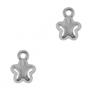 Metall Anhänger DQ Antik silber (Nickelfrei)