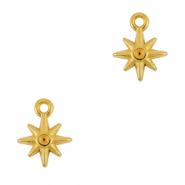 Metall Anhänger DQ Stern Gold (Nickelfrei)