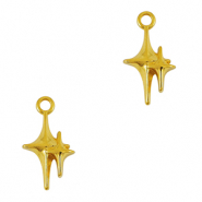 Metall Anhänger DQ Stern Gold (Nickelfrei)