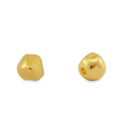 Metall Perlen DQ Würfel Gold (Nickelfrei)