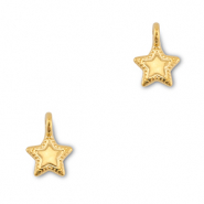 Metall Anhänger DQ Stern Gold (Nickelfrei)