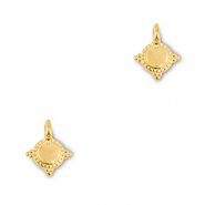 Metall Anhänger DQ Gold (Nickelfrei)