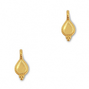 Metall Anhänger DQ Tropfenform Gold (Nickelfrei)