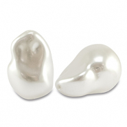 Imitationsperlen White