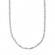 Ketten aus Stainless Steel - Rostfreiem Stahl Oval Silver