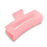 Haarschmuck hair clamp Samt-Optik Pink