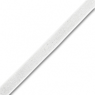 Schmuckband aus Samt White-silver glitter
