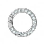 Farbiges Zubehör Schlüssel Anhänger Ring Silver