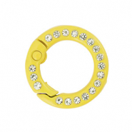 Farbiges Zubehör Schlüssel Anhänger Ring Yellow