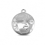 BY31® Stainless Steel - Rostfrei Stahl Anhänger Mond & Sonne Silver