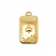 BY31® Stainless Steel - Rostfrei Stahl Anhänger Pikass Gold