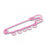 Farbiges Zubehör Schmuck-Sicherheitsnadel mit 5 Ösen Pink
