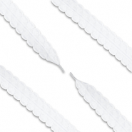 Trendy Schnürsenkel mit Herzkante White