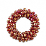 Top Facett Anhänger 32mm Port red AB