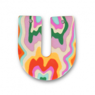 Polymer Anhänger U-förmig Multicolour