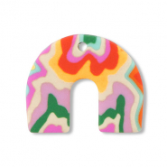 Polymer Anhänger Bogen Multicolour