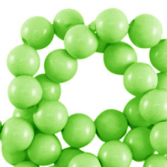 4 mm Acrylperlen shiny Light green