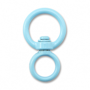 Farbiges Zubehör Schlüssel Anhänger Round Light blue