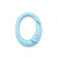 Farbiges Zubehör Schlüssel Anhänger Oval Light blue