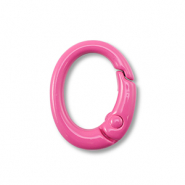 Farbiges Zubehör Schlüssel Anhänger Oval Magenta pink