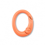 Farbiges Zubehör Schlüssel Anhänger Oval Orange