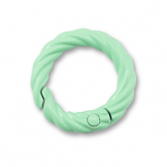Farbiges Zubehör Schlüssel Anhänger Ring Mint green