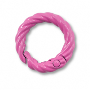 Farbiges Zubehör Schlüssel Anhänger Ring Magenta pink