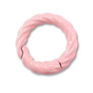 Farbiges Zubehör Schlüssel Anhänger Ring Light pink