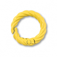 Farbiges Zubehör Schlüssel Anhänger Ring Yellow
