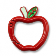Farbiges Zubehör Schlüssel Anhänger Apfel Red-green