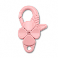 Farbiges Zubehör Karabinerverschluss Blume Pink