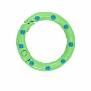 Farbiges Zubehör Schlüssel Anhänger Ring Green-blue