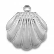 Stainless Steel - Rostfrei Stahl Anhänger Muschel Silver