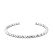 Armbänder aus Stainless Steel - Rostfreiem Stahl Bangle Silver