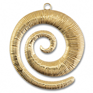Stainless Steel - Rostfrei Stahl Anhänger Spirale Gold