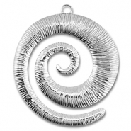 Stainless Steel - Rostfrei Stahl Anhänger Spirale Silver