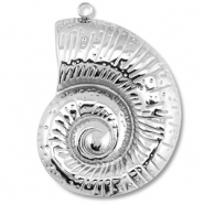 Stainless Steel - Rostfrei Stahl Anhänger Muschel Silver