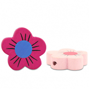 Holzperlen Blume Multicolour