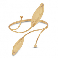 Armcuff Blatt Gold