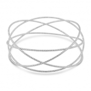 Armcuff gekreuzt Silver