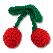 Gehäkelte Kirschen Red-green